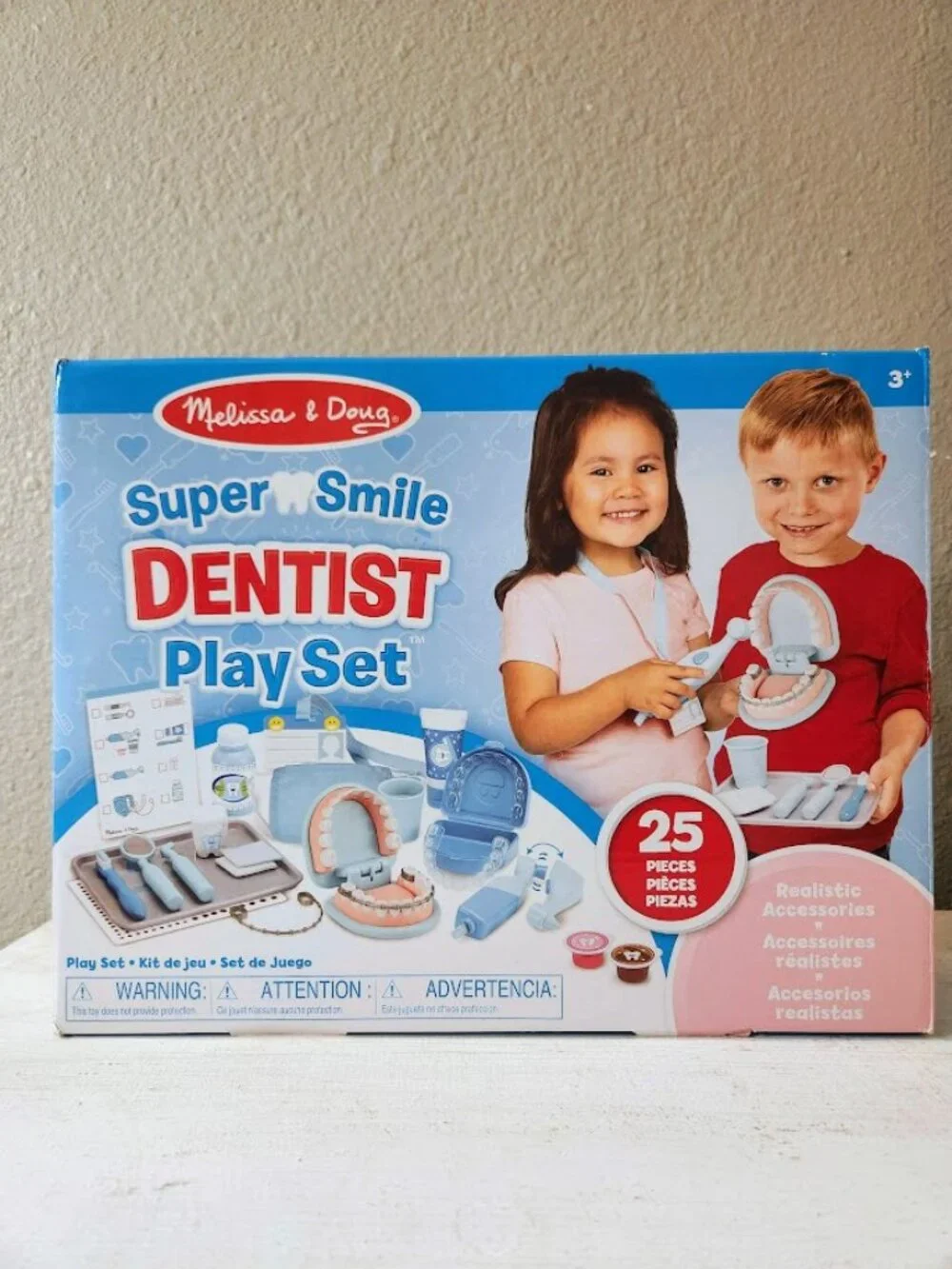 NEW Melissa & Doug Dentist Dental Pretend Play Teeth Set 25-piece Includes set o